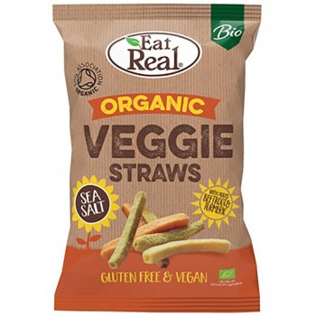 Eat Real Organic Veggie Straws - 100g