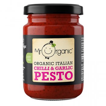 Mr Organic Chilli & Garlic Pesto - 130g