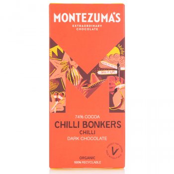 Montezumas Chilli Bonkers Dark Chocolate with Chilli Bar - 90g