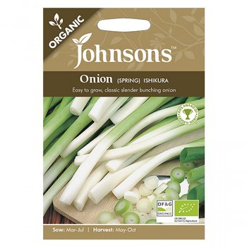 Johnsons Organic Spring Onion Seeds - Ishikura