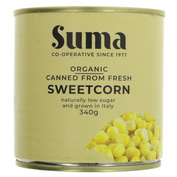 Suma Organic Sweetcorn - Naturally Sweet - 340g