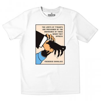 All Riot The Limits of Tyrants Organic T-Shirt - White