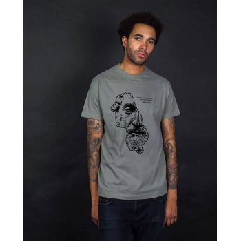 All Riot Marcus Aurelius Organic T-Shirt - Khaki