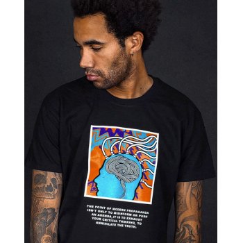 All Riot Modern Propaganda Organic T-Shirt - Black