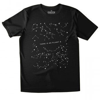 All Riot There is No Planet B Organic T-Shirt - Black