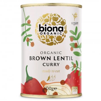 Biona Organic Brown Lentil Curry - 400g