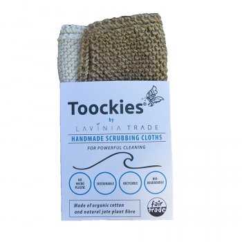 Lavinia Toockies Scrubbers Cloths - Double Pack