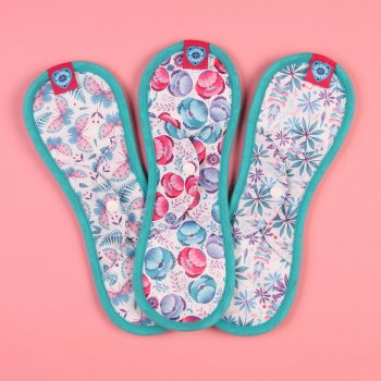 Bloom & Nora Reusable Bamboo Bloom Pads - Maxi - Pack of 3