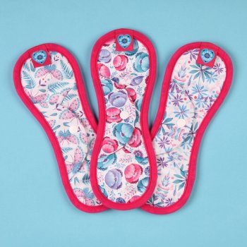 Bloom & Nora Reusable Nora Pads - Midi - Pack of 3