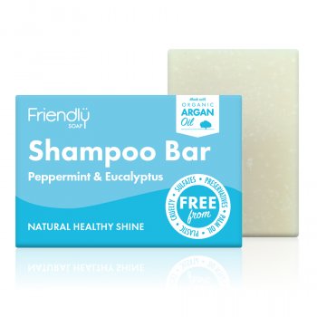 Friendly Soap Peppermint & Eucalyptus Shampoo Bar - 95g