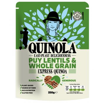 Quinola Puy Lentils and Wholegrain Express Quinoa - 250g