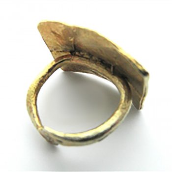 La Jewellery Recycled Brass Rachael Ring