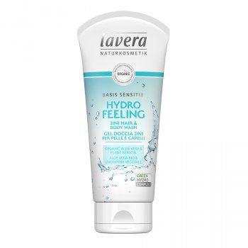 Lavera Basis Sensitive Hydro Feeling 2 in 1 Hair and Body Wash - 200ml
