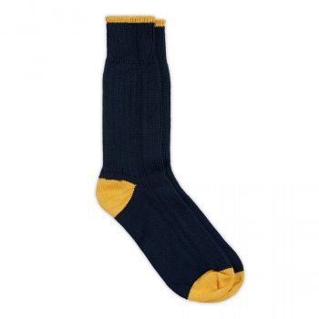 Caburn Contrast Socks - Navy