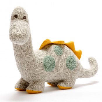 Organic Cotton Diplodocus Dinosaur Toy - Large