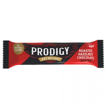 Prodigy Chunky Roasted Hazelnut Chocolate Bar - 35g