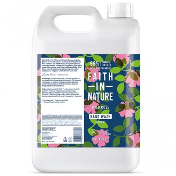 Faith in Nature Wild Rose Hand Wash - 5L