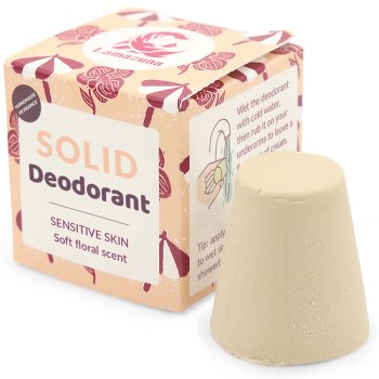 Lamazuna Solid Floral Deodorant - Sensitive - 30g