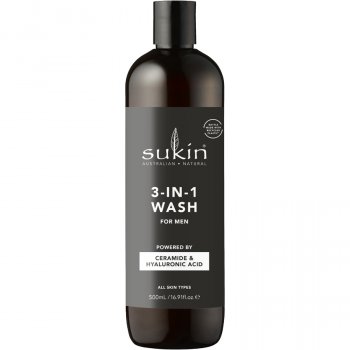 Sukin 3-in-1 Body Wash for Men - 500ml