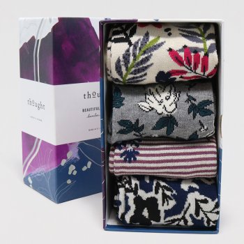 Thought Rasmine Floral Sock Box