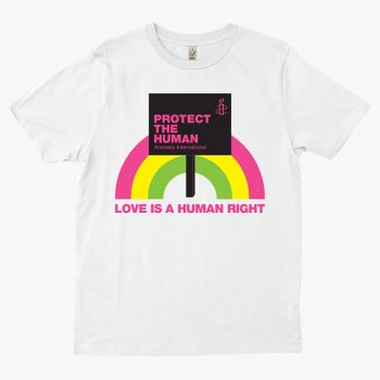 Amnesty Love is a Human Right Junior T-Shirt
