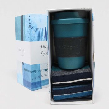 Thought Jem Pla & Bamboo Cup Sock Gift Box