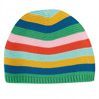 Frugi Harlen Knitted Hat - Rainbow