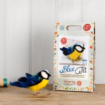 British Birds Blue Tit Needle Felting Kit