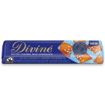 Divine Milk Chocolate with Salted Caramel - 35g