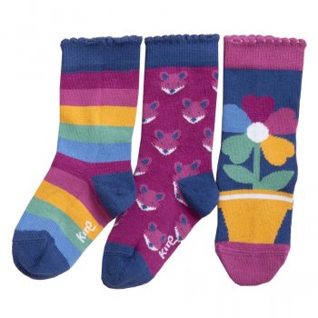 Kite Rainbow Flower Socks