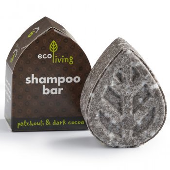 ecoLiving Shampoo Bar - Patchouli & Dark Cocoa - 85g