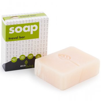 ecoLiving Handmade Soap Bar - Travel Bar - 100g