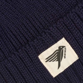Moffat Merino Wool Beanie - Navy