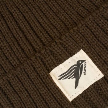 Moffat Merino Wool Beanie - Brown