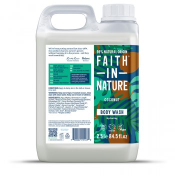Faith in Nature Coconut Body Wash - 2.5L