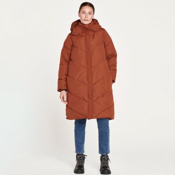 Thought Rayne Recycled Polyester Long Puffa Coat