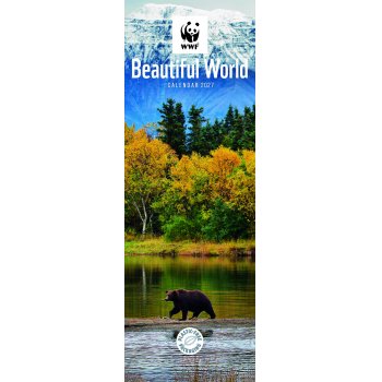 WWF Beautiful World 2027 Slim Wall Calendar