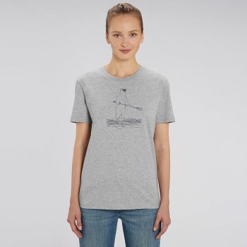 Frank & Faith Heather Grey Polar Bear T-Shirt