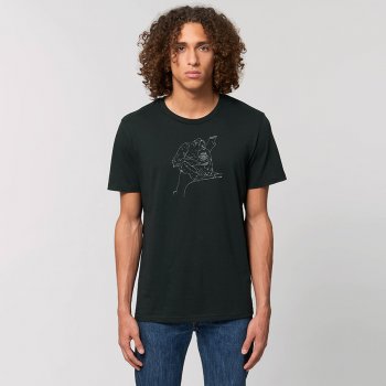 Frank & Faith Black Orangutan T-Shirt