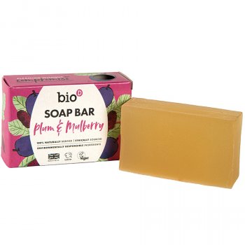 Bio D Soap Bar - Plum & Mulberry - 90g