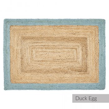 Jute Border Rug - 160x230cm
