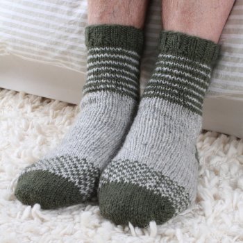 Aberdovey Sofa Socks - Moss