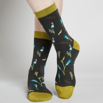 Nomads Floral Socks - Pepper