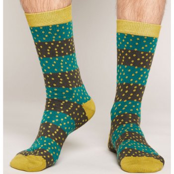 Nomads Spotty Socks - Wasabi