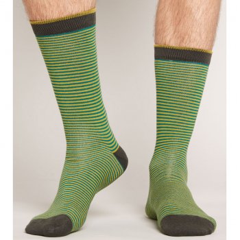 Nomads Stripe Socks - Wasabi