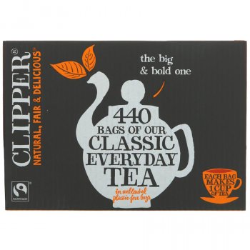 Clipper Fairtrade One Cup Classic Everyday Tea - 440 Bags