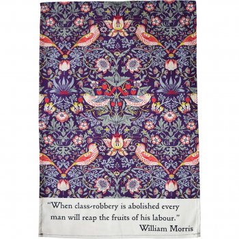 William Morris Strawberry Thief Organic Cotton Towel