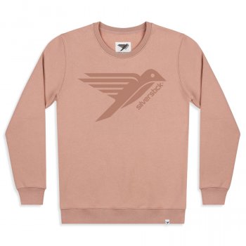 Womens Logo Organic Cotton Sweat - Mahogany Rose