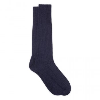 Alpine Wool Socks - Navy