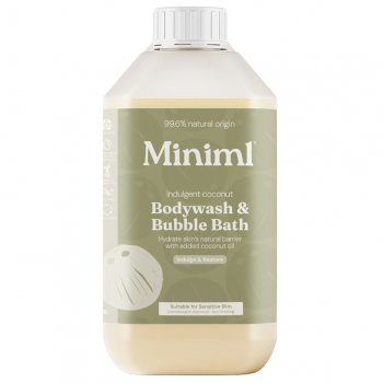 Miniml Bodywash & Bubblebath Refill - Indulgent Coconut - 2L